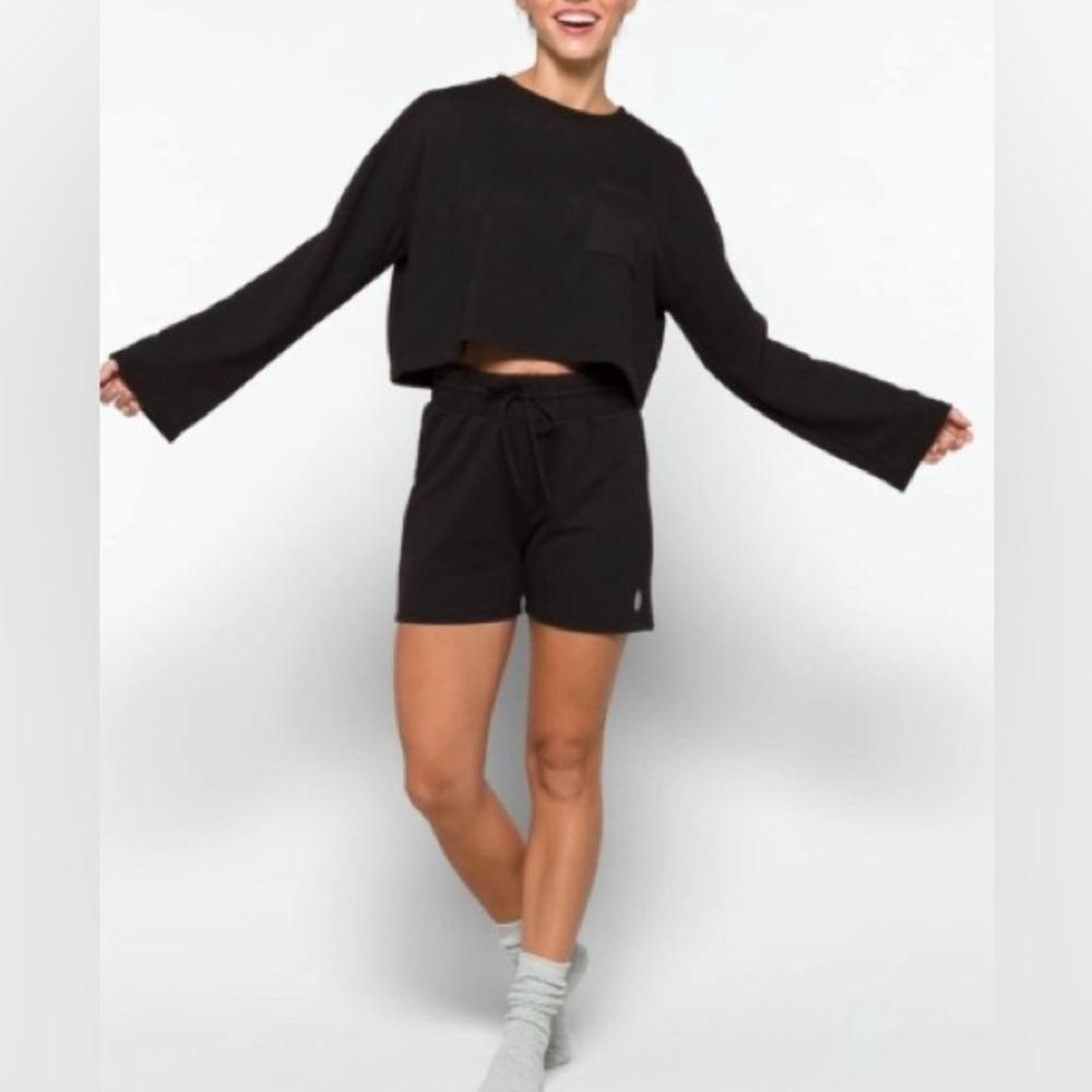 Free People Movement Sunny Set NWT Size XS in Black - Picture 1 of 3